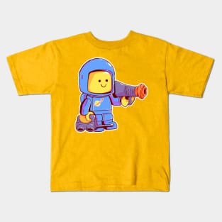 Chibi Spaceman Minifig Kids T-Shirt